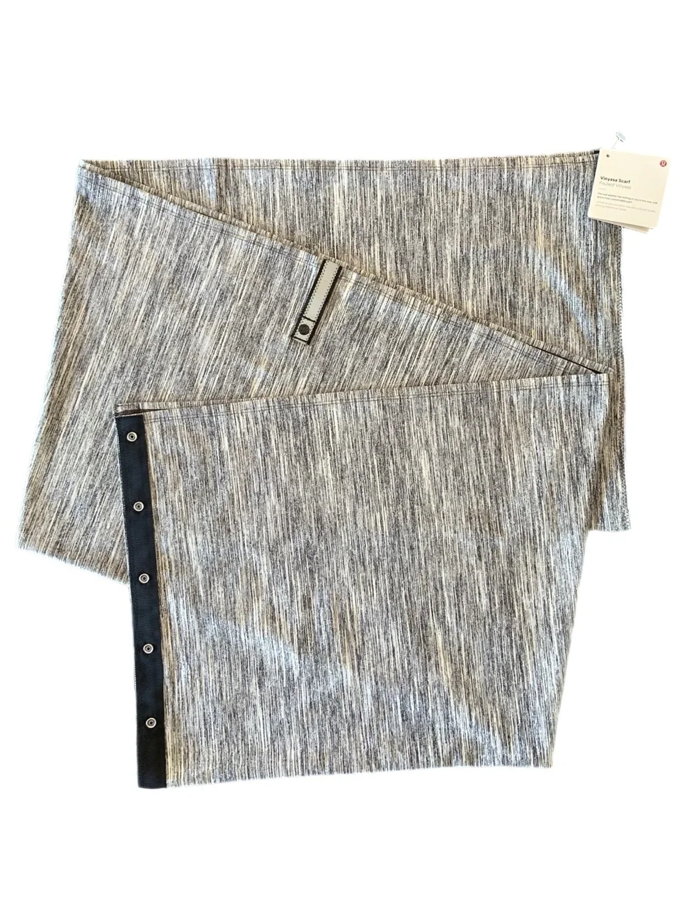 Lululemon Vinyasa Scarf NWT Space Dye Camo Black/White